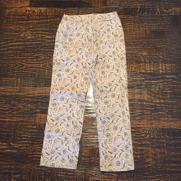 VINTAGE Y2K Charter Club Patterned Jeans Size 8 - Picture 2 of 4